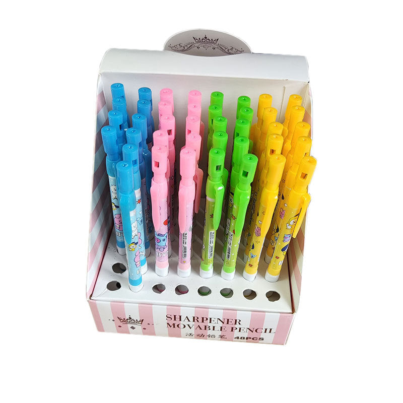 Mechanical Pencil Activity 2.0 with Built-in Sharpener, Press-Activated, Durable 2B, Wholesale, Drawing, Coloring, Children's Painting