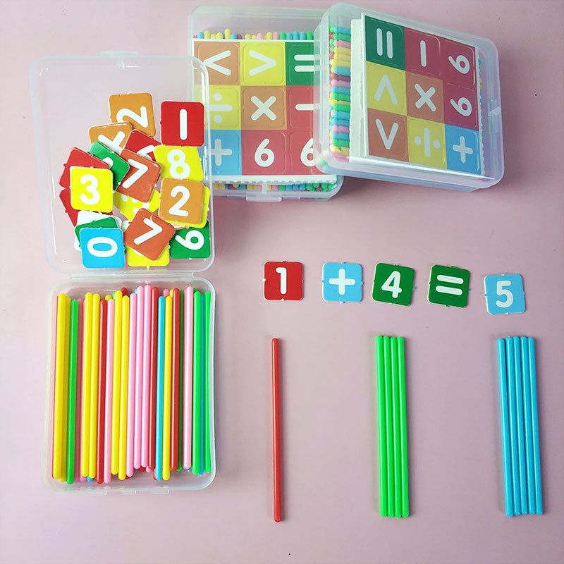 Children's early education arithmetic sticks and counting sticks, kindergarten math addition and subtraction learning teaching aids manufacturer wholesale