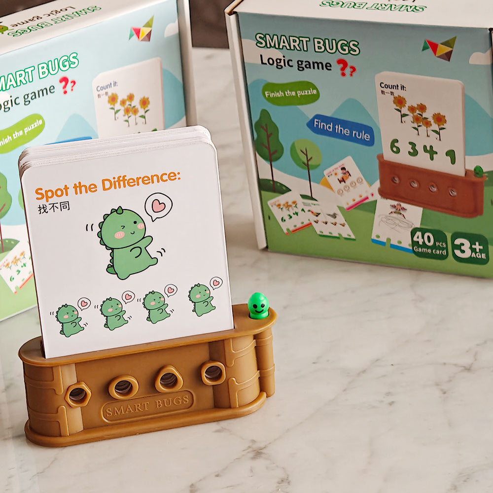 Logic Bugs: A children's puzzle game for developing intelligence and developing logic skills. It's a smart bug game for kindergarten children aged 3-6.