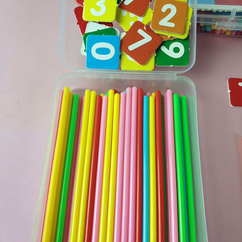 Children's early education arithmetic sticks and counting sticks, kindergarten math addition and subtraction learning teaching aids manufacturer wholesale